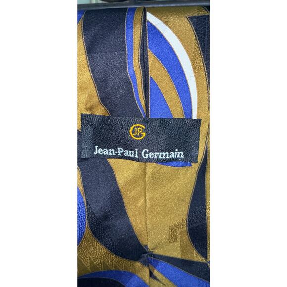 Jean-Paul Germain 100% Italian Silk Necktie 4"W x 57"L - Picture 4 of 7
